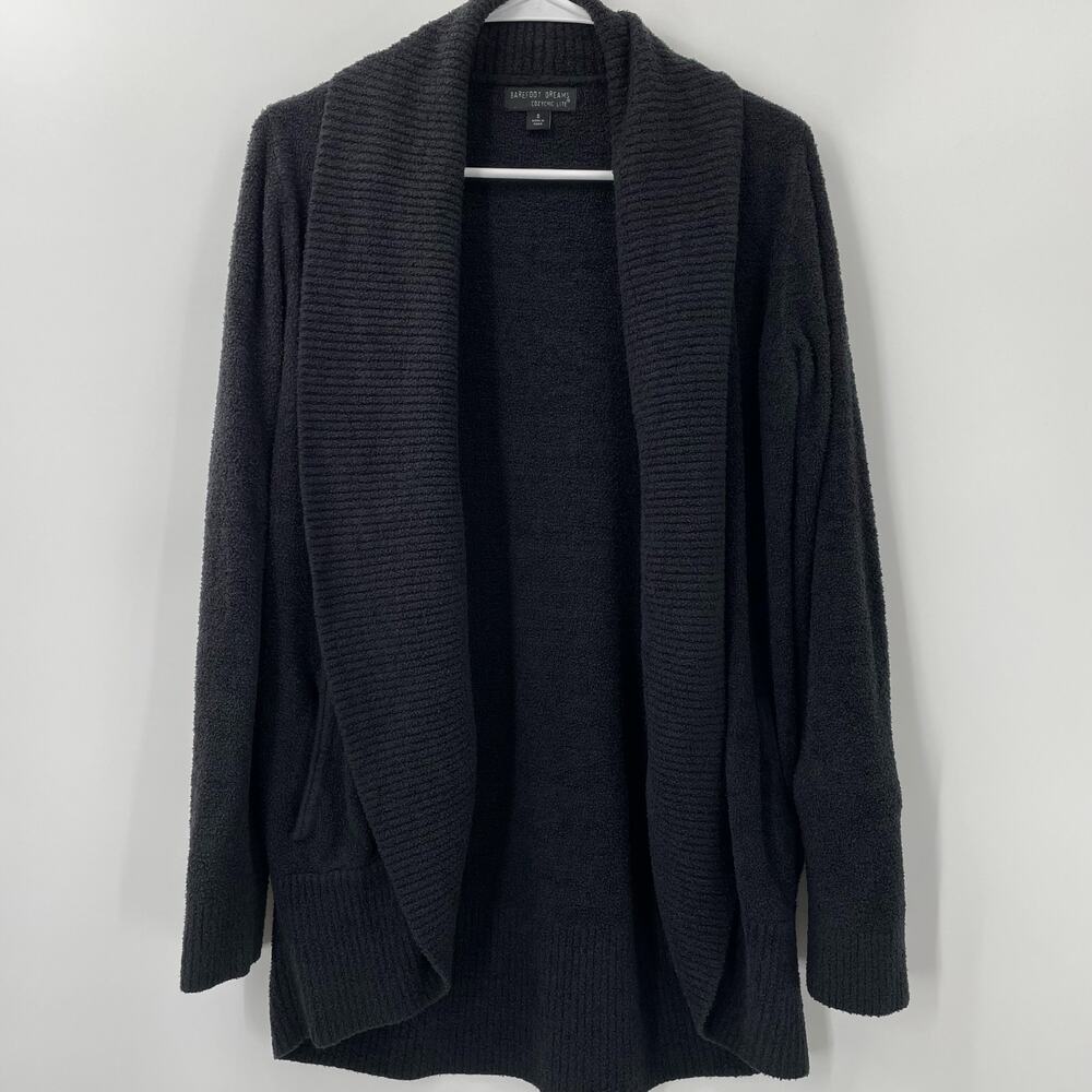 Barefoot‎ Dreams Women's Circle Knit Cardigan Sweater, Open Front, Sz. S Cozy